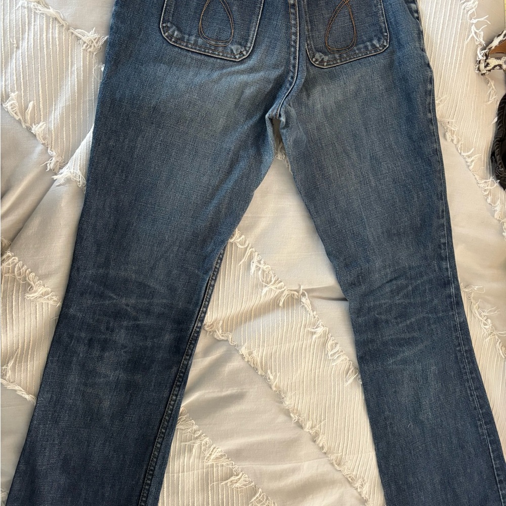 Mango Classic Blue Denim Jeans